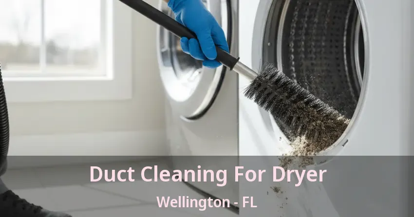 Duct Cleaning For Dryer Wellington - FL